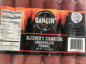 Bangin Meats Buther’s Signature Smokehouse Franks Kit